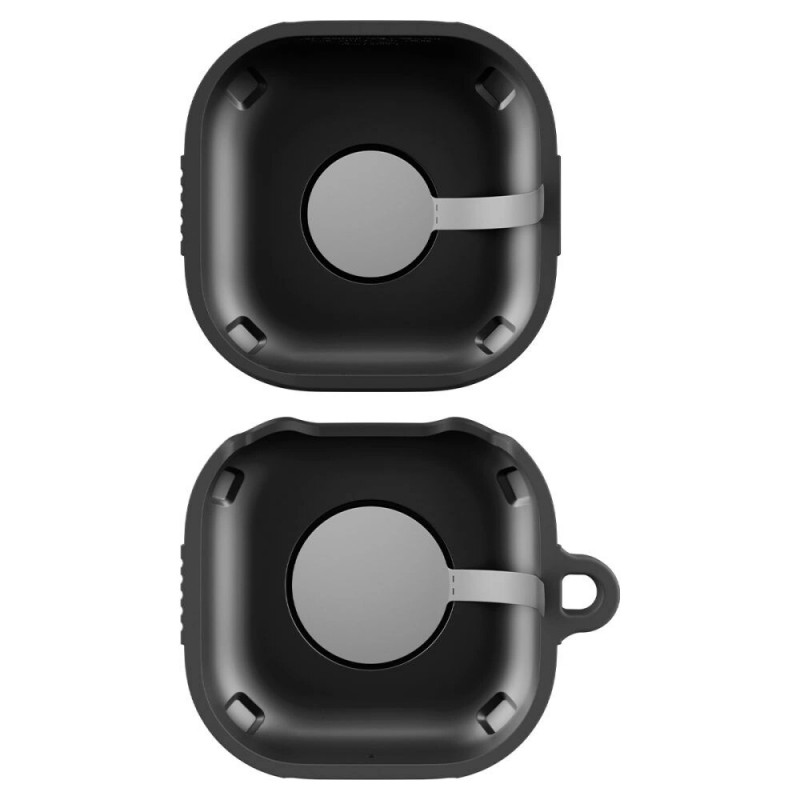 Spigen Rugged Armor-hoesje voor Samsung Galaxy Buds 4 / 4 Pro, mat zwart
