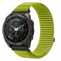 Tech-Protect NylonLoop THP6106 horlogeband voor Garmin Fenix 5X / 5X Plus / 6X / 6X Pro / 7X / 8 / 8 Pro / 9 / 9 Pro (51 mm), electric lime