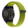Tech-Protect NylonLoop THP6106 horlogeband voor Garmin Fenix 5X / 5X Plus / 6X / 6X Pro / 7X / 8 / 8 Pro / 9 / 9 Pro (51 mm), electric lime