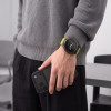 Tech-Protect NylonLoop THP6106 horlogeband voor Garmin Fenix 5X / 5X Plus / 6X / 6X Pro / 7X / 8 / 8 Pro / 9 / 9 Pro (51 mm), electric lime