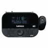Lenco CR-615BK radiowekker met projectie, DAB+/FM, zwart