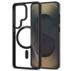 Tech-Protect Magmat MagSafe-hoesje voor Samsung Galaxy S26 Ultra, zwart/transparant