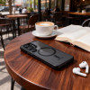 Tech-Protect Magmat MagSafe-hoesje voor Samsung Galaxy S26 Ultra, zwart/transparant