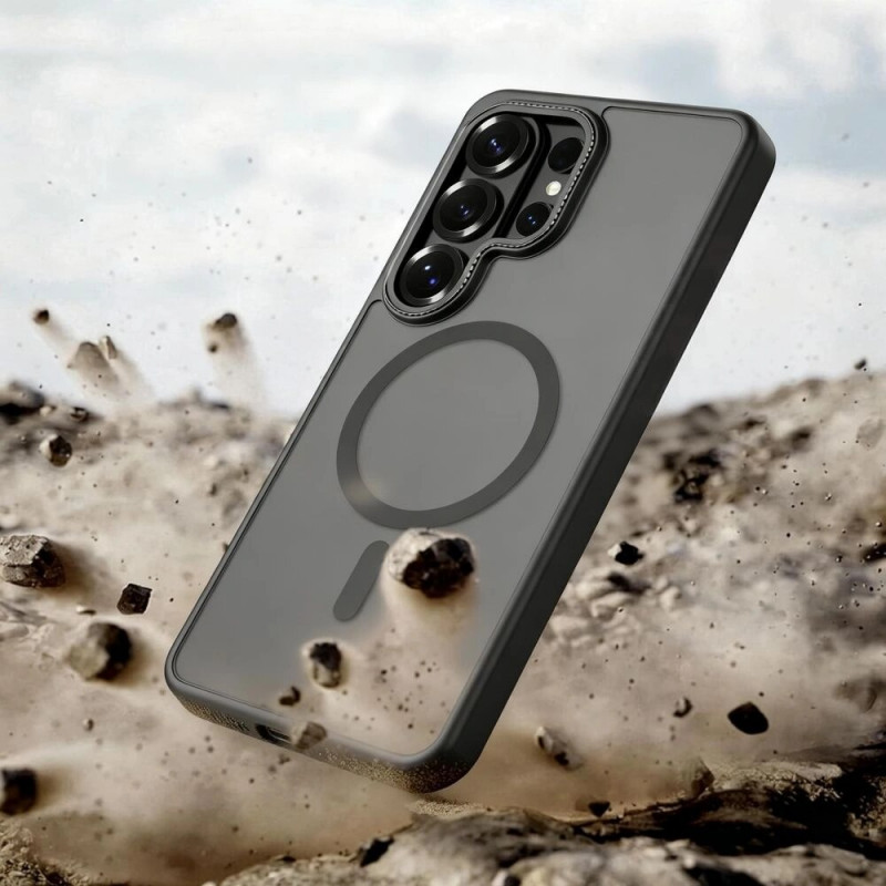 Tech-Protect MagCam MagSafe-hoesje voor Samsung Galaxy S26 Ultra, mat zwart