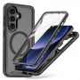 Tech-Protect Defense MagSafe-hoesje voor Samsung Galaxy S26, mat zwart