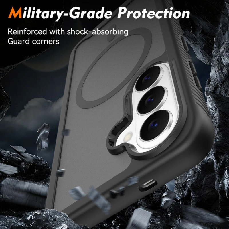 Tech-Protect Defense MagSafe-hoesje voor Samsung Galaxy S26, mat zwart