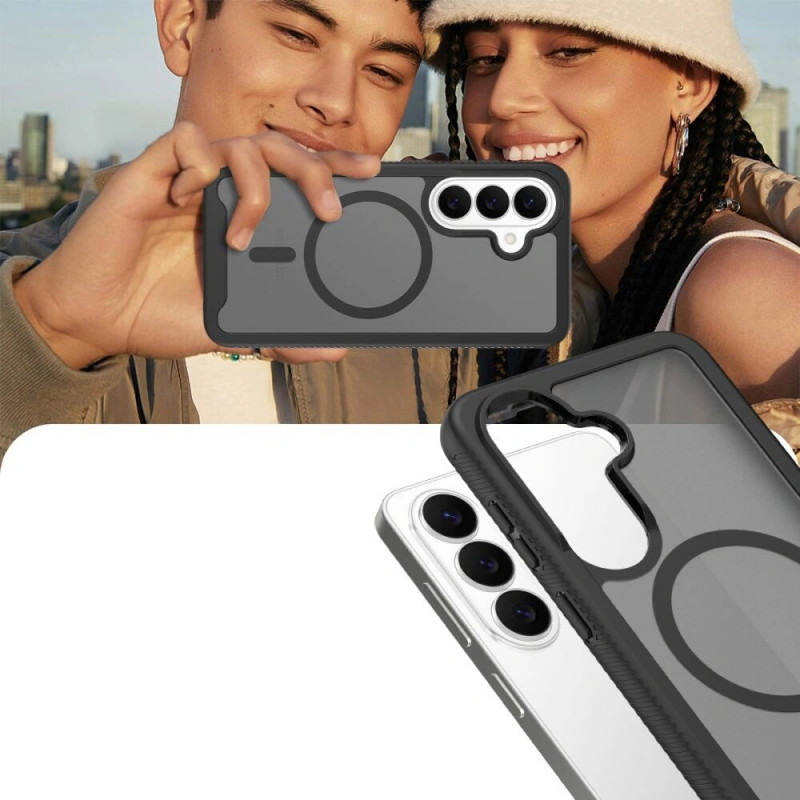 Tech-Protect Defense MagSafe-hoesje voor Samsung Galaxy S26, mat zwart