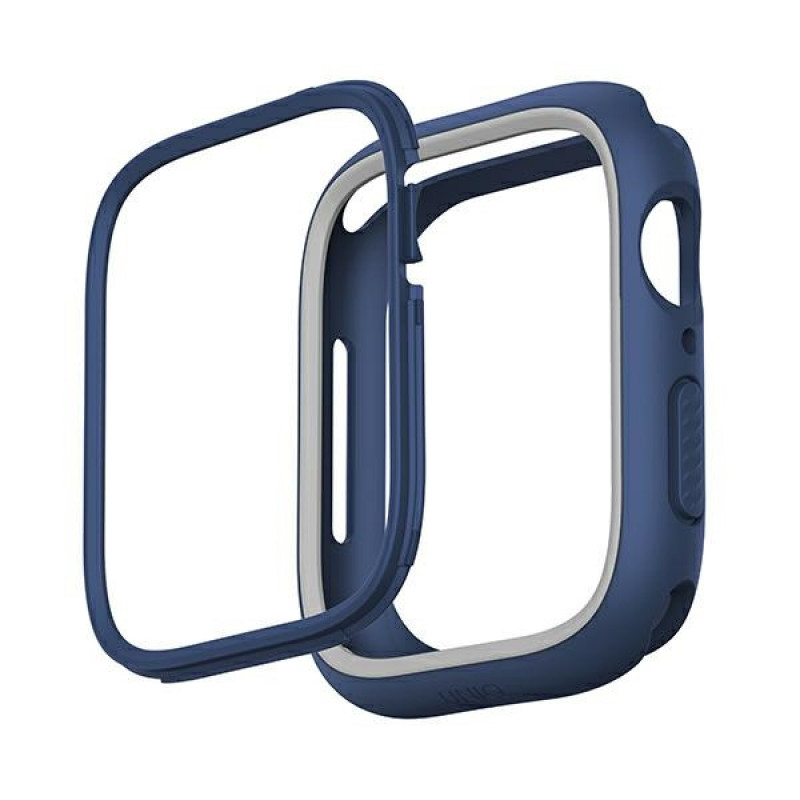 UNIQ Moduo hoesje voor Apple Watch 4/5/6/7/8/9/SE 44/45 mm, blauwgrijs