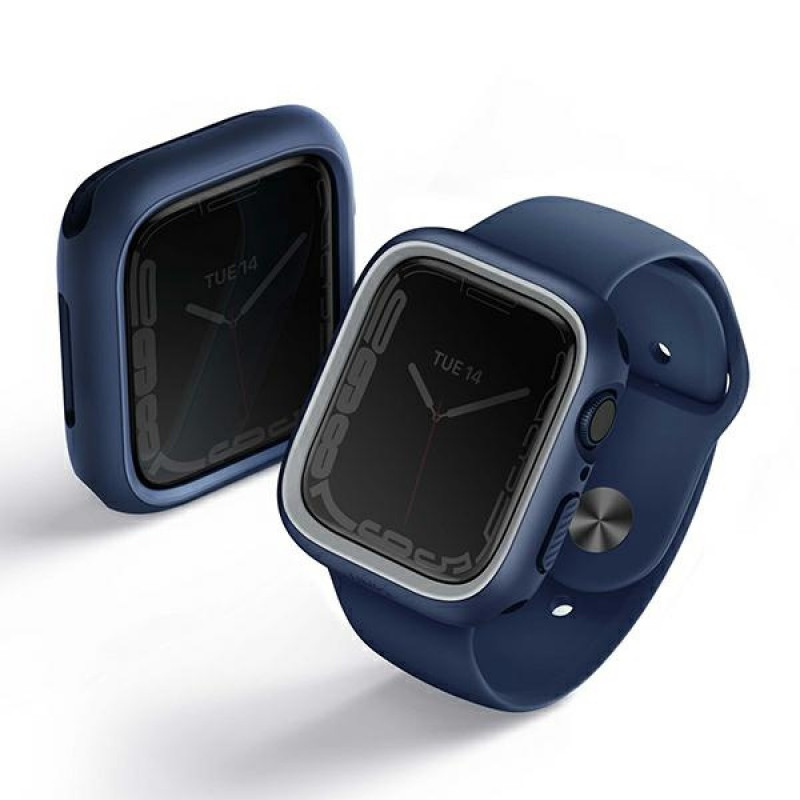 UNIQ Moduo hoesje voor Apple Watch 4/5/6/7/8/9/SE 44/45 mm, blauwgrijs