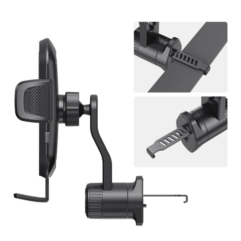 Tech-Protect V8 universele auto-telefoonhouder voor ventilatierooster, zwart