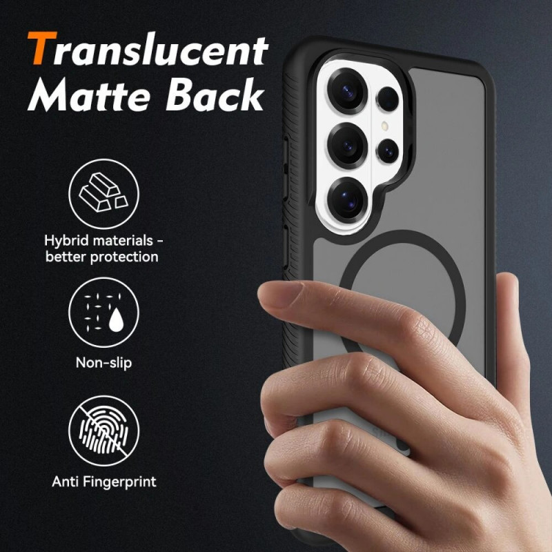 Tech-Protect Defense MagSafe-hoesje voor Samsung Galaxy S26 Ultra, mat zwart