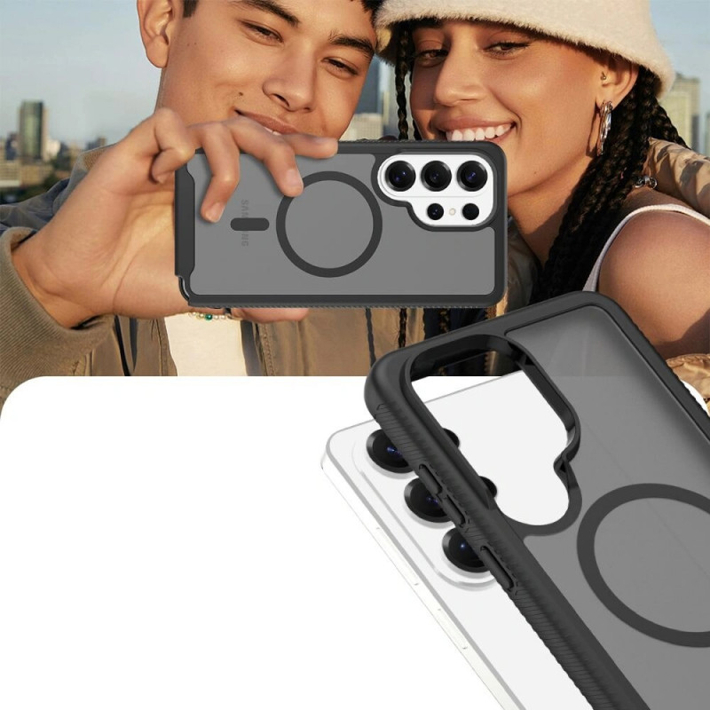 Tech-Protect Defense MagSafe-hoesje voor Samsung Galaxy S26 Ultra, mat zwart
