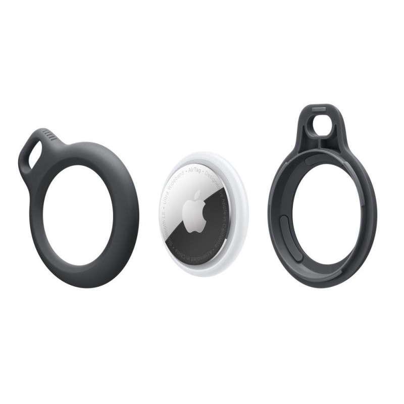 Tech-Protect Rough hoesje voor Apple AirTag (THP1403), zwart