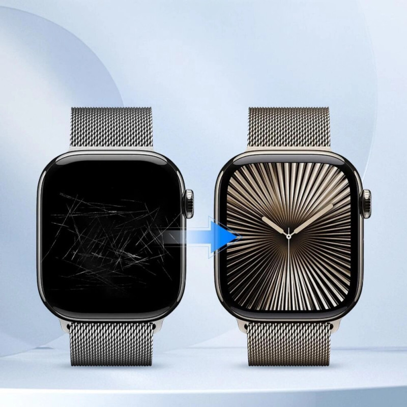 Tech-Protect Hydro Flex+ hydrogel schermbeschermer voor Huawei Watch Fit 3 / 4 (2 stuks), transparant