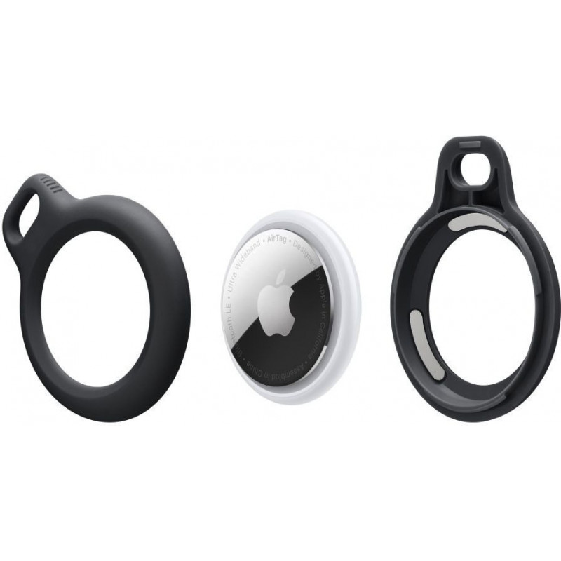 Tech-Protect Rough Chain-behuizing voor Apple AirTag (THP1351), zwart