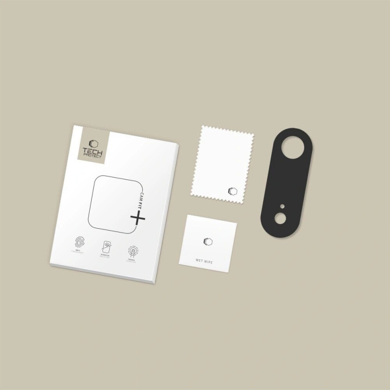 Tech-Protect Camalloy Fit+ cameramodulehoes voor Apple iPhone Air, zwart