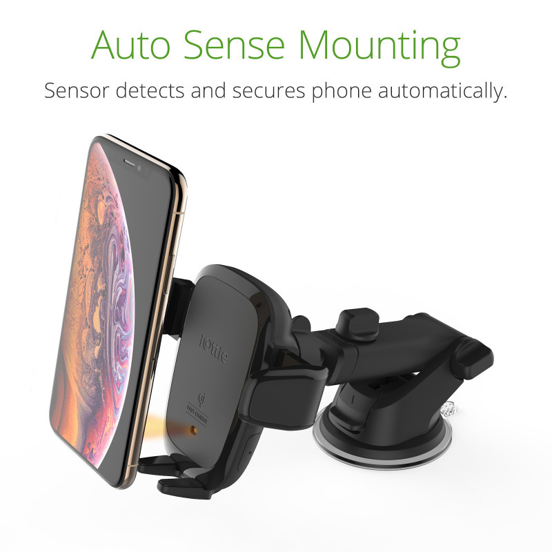 iOttie Auto Sense draadloze dashboardhouder met draadloos opladen (7,5 W iPhone, 10 W Android)