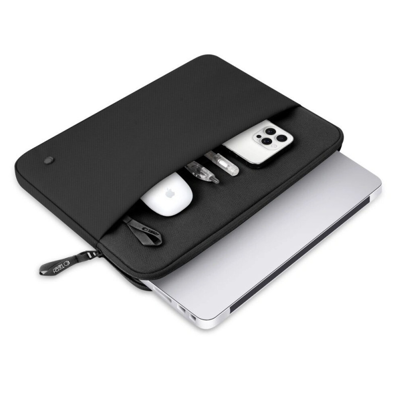 Tech-Protect Sleeve Laptophoes 15-16", Zwart