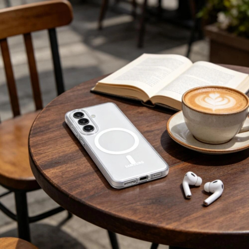 Tech-Protect MagSlim MagSafe-hoesje voor Samsung Galaxy S26, mat ijs