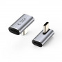 Tech-Protect UltraBoost AA03 USB-C haakse adapter, grijs