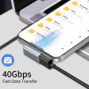 Tech-Protect UltraBoost AA03 USB-C haakse adapter, grijs