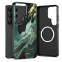 Tech-Protect Lamano MagSafe-hoesje voor Samsung Galaxy S26 Ultra, zwart en groen