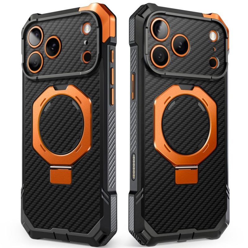 Supcase UB Grip Mag MagSafe Aramid hoesje voor Apple iPhone 17 Pro Max / 18 Pro Max, zwart/oranje