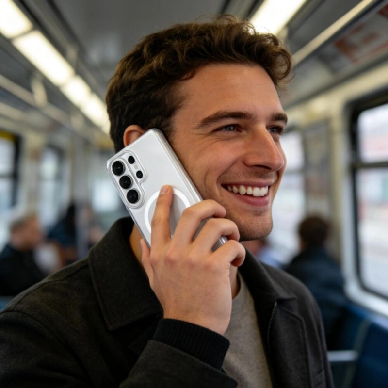 Tech-Protect MagSlim MagSafe-hoesje voor Samsung Galaxy S26 Ultra, mat ijs