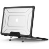 Tech-Protect SmartShell Pro hoes voor Apple MacBook Air 13" (M2/M3/M4/M5) 2023-2025, zwart/transparant