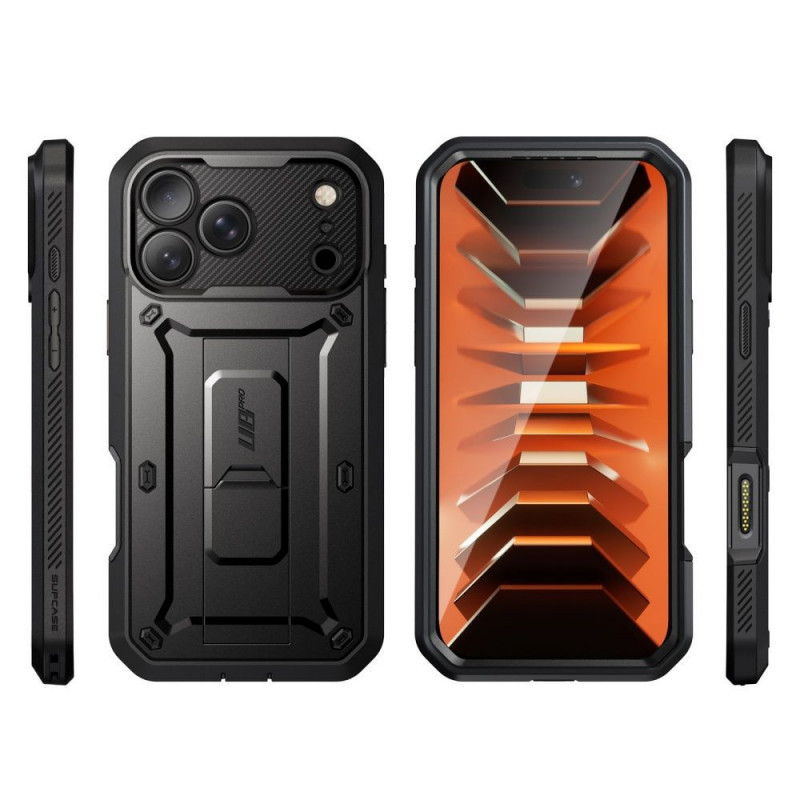 Supcase Unicorn Beetle Pro-hoesje voor Apple iPhone 17 Pro Max / 18 Pro Max, zwart