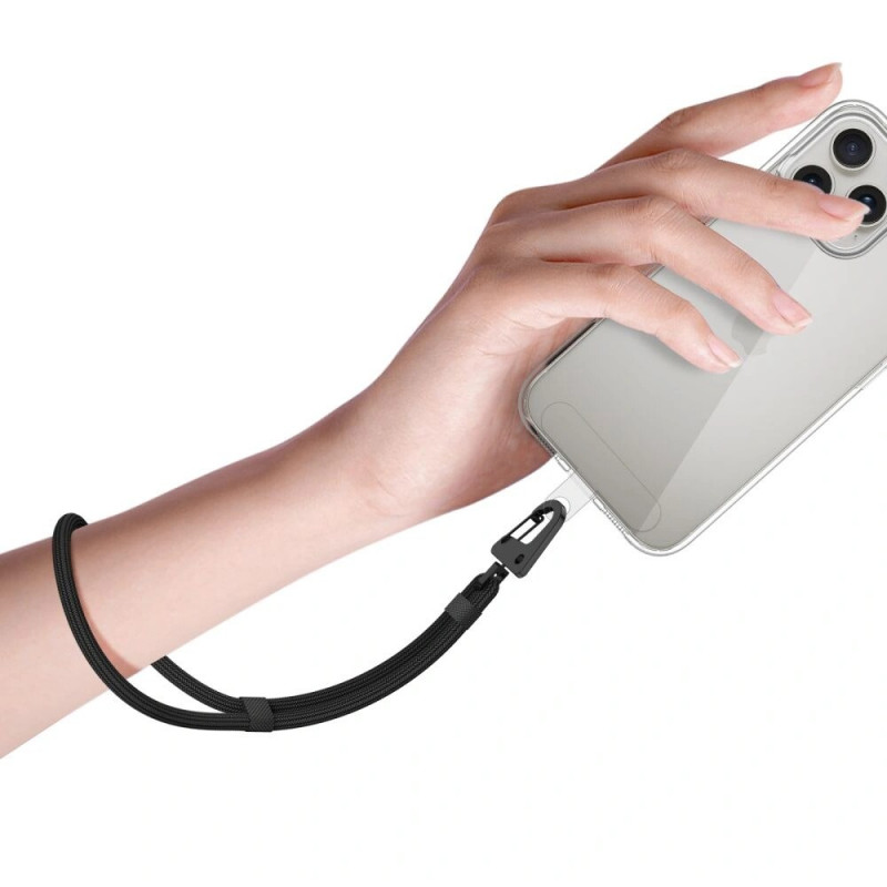 Tech-Protect C8S Rope Wrist Strap, Zwart