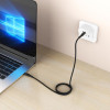 Tech-Protect UB11T Ultraboost USB-C / USB-C-kabel, PD 100W, 100 cm, zwart
