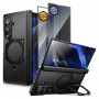 Supcase UB Aero MagSafe-hoesje voor Samsung Galaxy Z Fold 8 Ultra met gehard glas en privacyglas, Aramid Black
