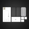 Tech-Protect Quick Set+ gehard glas schermbeschermer voor Apple iPhone 16 Pro, zwart (2 stuks)