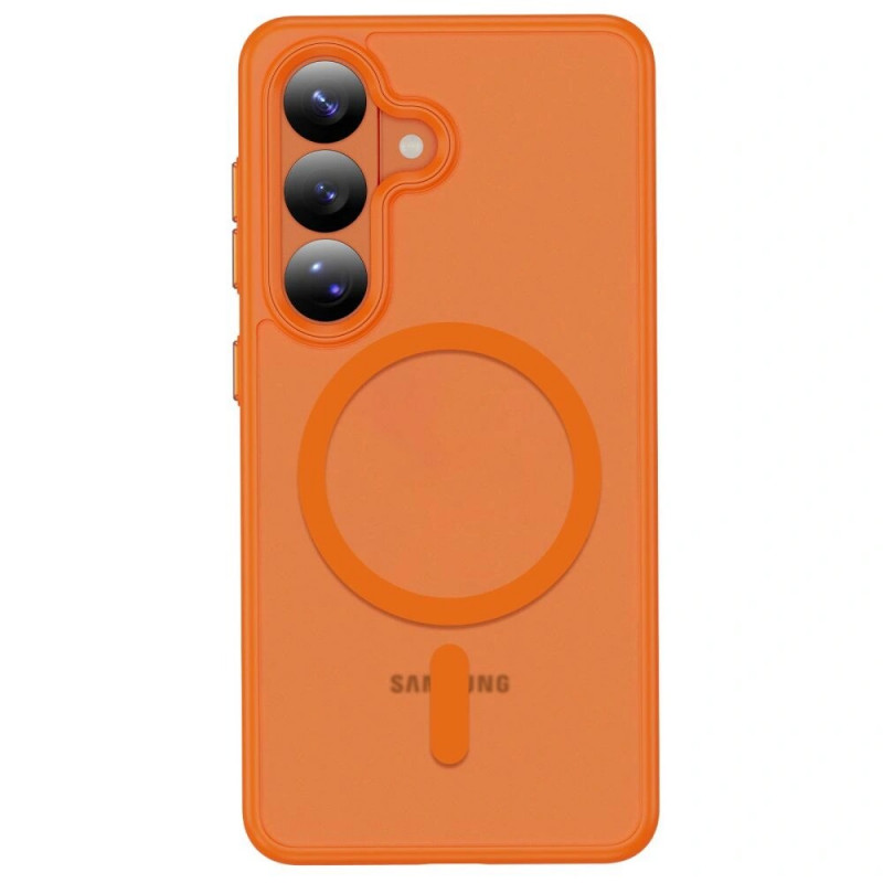 Tech-Protect Magmat MagSafe-hoesje voor Samsung Galaxy S26, mat oranje