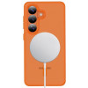Tech-Protect Magmat MagSafe-hoesje voor Samsung Galaxy S26, mat oranje