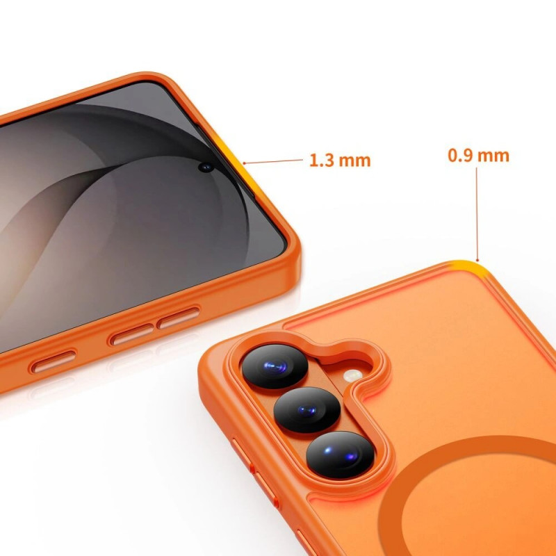 Tech-Protect Magmat MagSafe-hoesje voor Samsung Galaxy S26, mat oranje