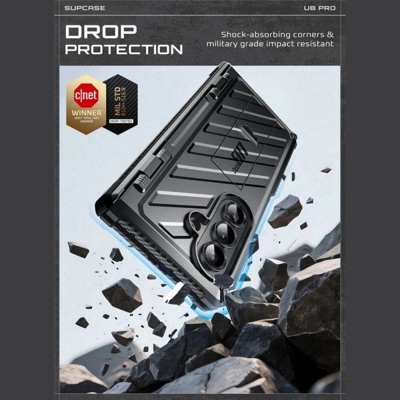 Supcase Unicorn Beetle Pro hoesje voor Samsung Galaxy Z Fold 7, zwart