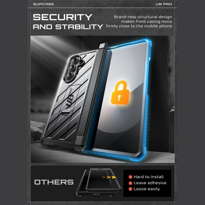Supcase Unicorn Beetle Pro hoesje voor Samsung Galaxy Z Fold 7, zwart