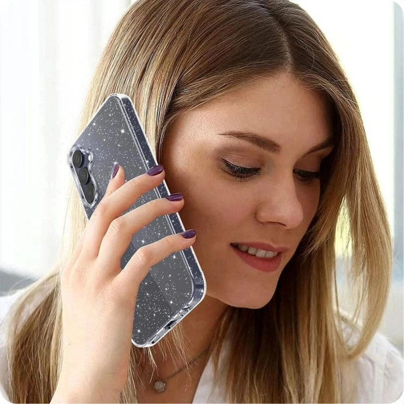 Tech-Protect FlexAir-hoesje voor Samsung Galaxy S26, glitter, THP5175