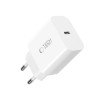 Tech-Protect NC20W 1-poorts USB-C wandlader PD 20W met Lightning-kabel, wit, 100 cm