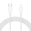 Tech-Protect NC20W 1-poorts USB-C wandlader PD 20W met Lightning-kabel, wit, 100 cm