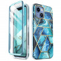 Supcase Cosmo-hoesje voor Apple iPhone 14 Plus / 15 Plus, oceaanblauw