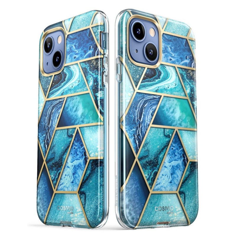 Supcase Cosmo-hoesje voor Apple iPhone 14 Plus / 15 Plus, oceaanblauw