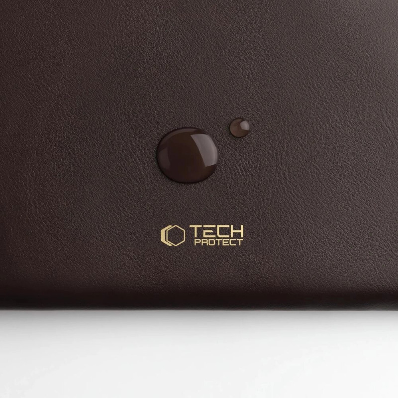 Tech-Protect Fleece Laptophoes 13-14" Chocolade (Bruin)