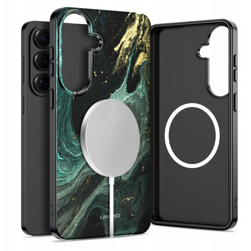 Tech-Protect Lamano MagSafe-hoesje voor Samsung Galaxy A57 5G, zwart en groen