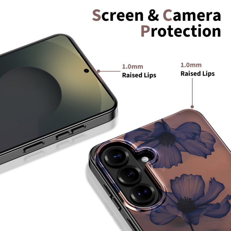Tech-Protect Lamano MagSafe-hoesje voor Samsung Galaxy A57 5G, bruin en paars