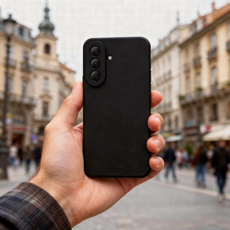 Tech-Protect Icon-hoesje voor Samsung Galaxy A37 5G, zwart
