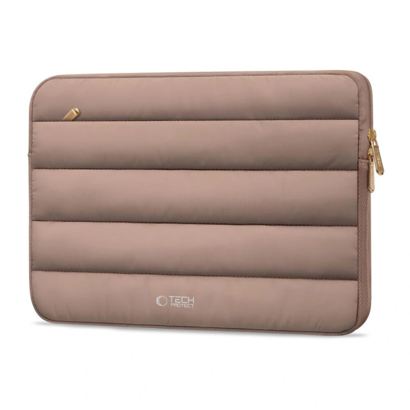 Tech-Protect Fluffy Laptophoes 13-14", Walnoot (Bruin)