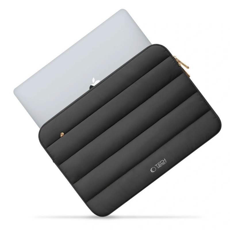 Tech-Protect Fluffy Laptophoes 15-16", Zwart